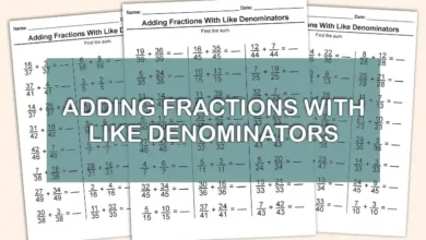 Adding Fractions With Like Denominators